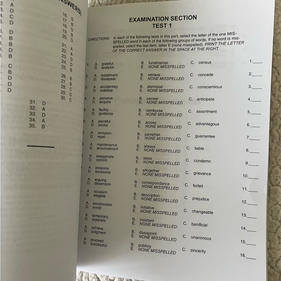 Passbooks Clerk Typist Study Guide Book - Picture 3 of 3